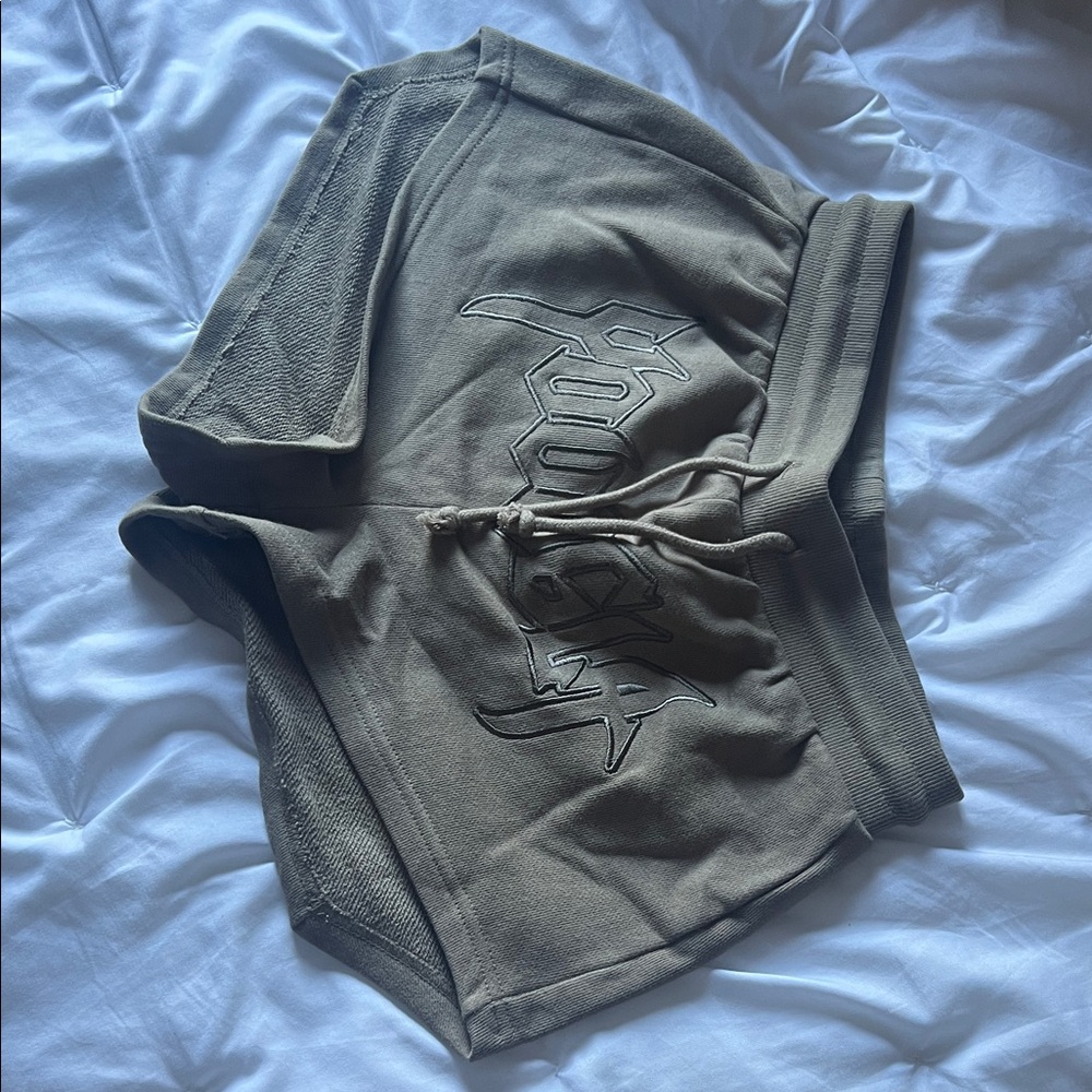 YoungLA Olive Green Women Shorts